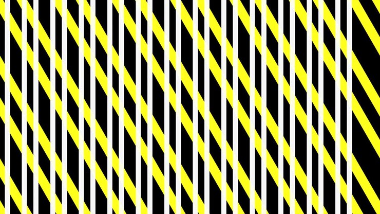 Animation consisting of intersected colored stripes.