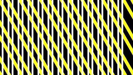 Animation consisting of intersected colored stripes.