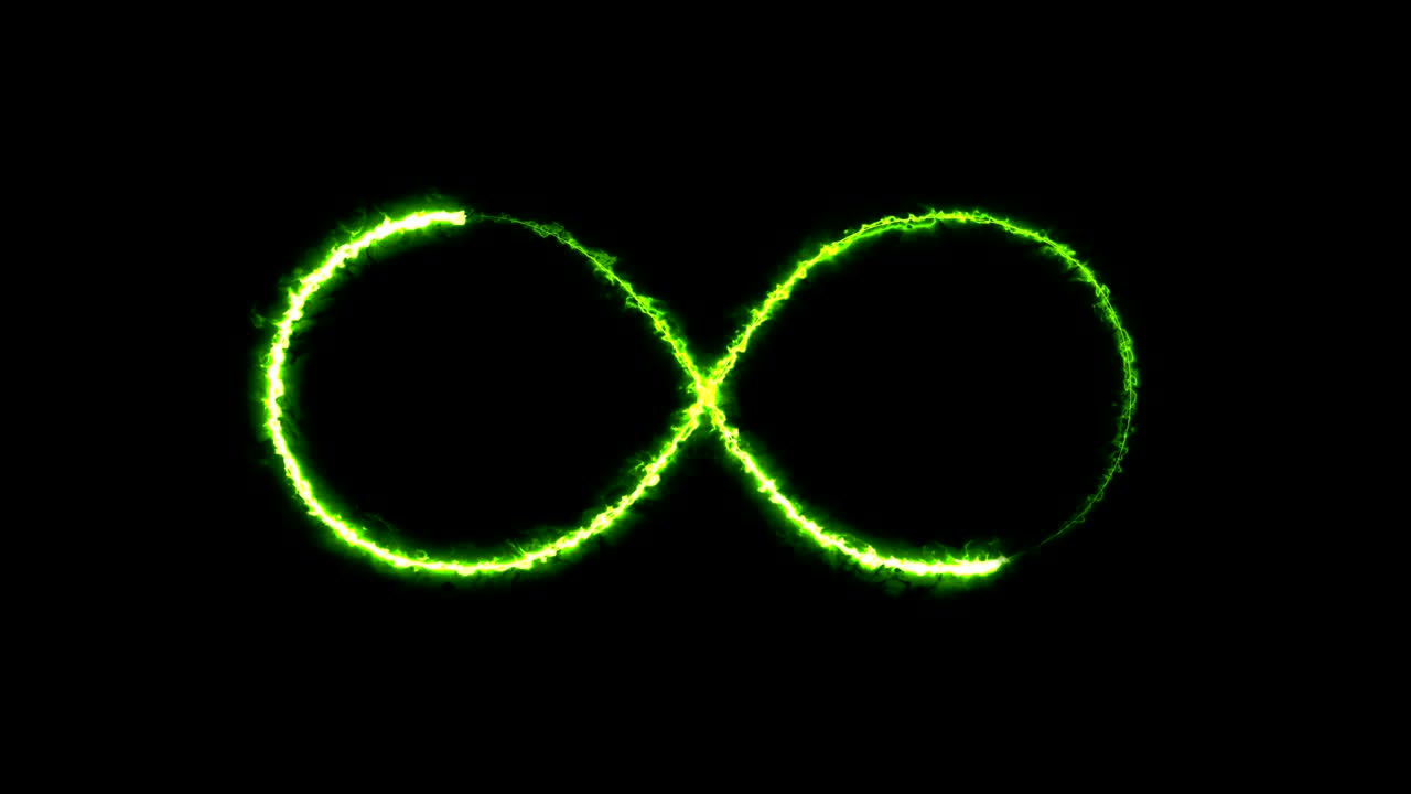 fondo abstracto con signo de infinito. fondo digital