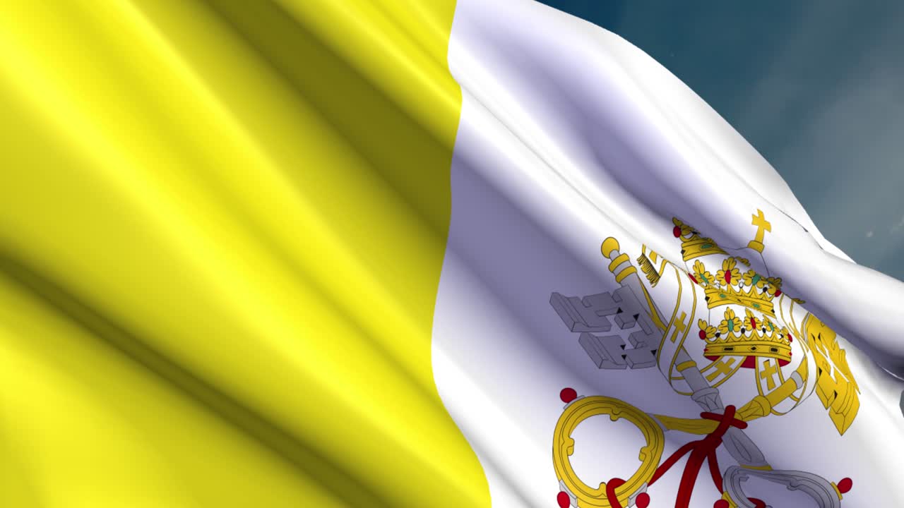 바티칸 - 성좌 - 발 - 4k - 루프