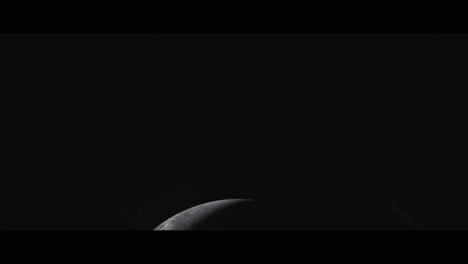moon viewed from space