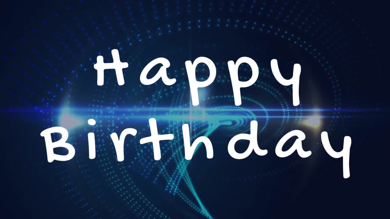 es tu animación de cumpleaños con fondo azul.