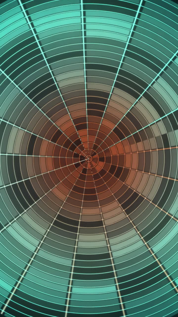 patrón circular abstracto con colores de gradiente