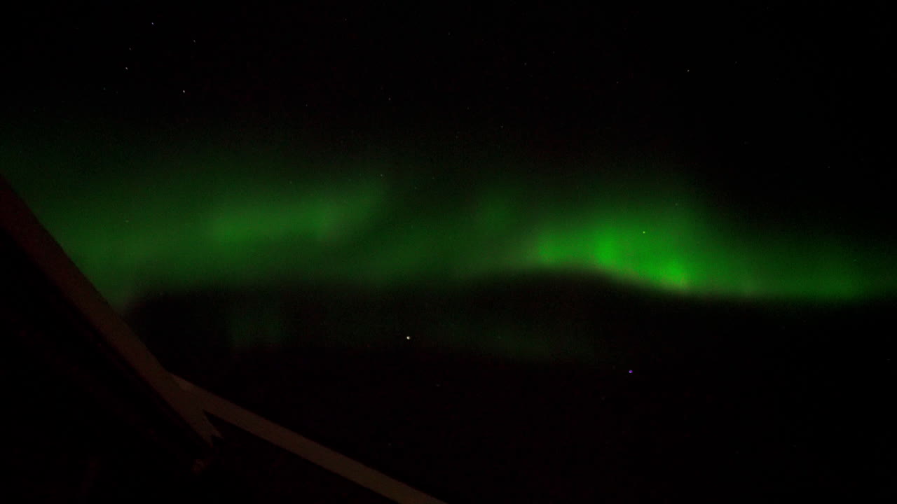 aurora boreal en el cielo de las islas lofoten