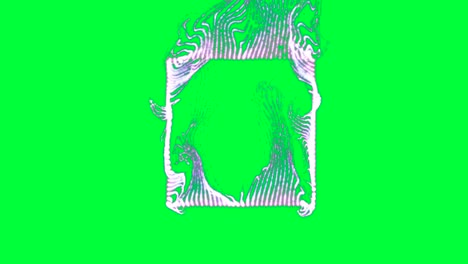patrón geométrico de pantalla verde abstracto