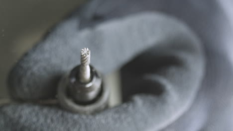 Worker changes head to Rotary drill for Woodworking Apple ProRes 422