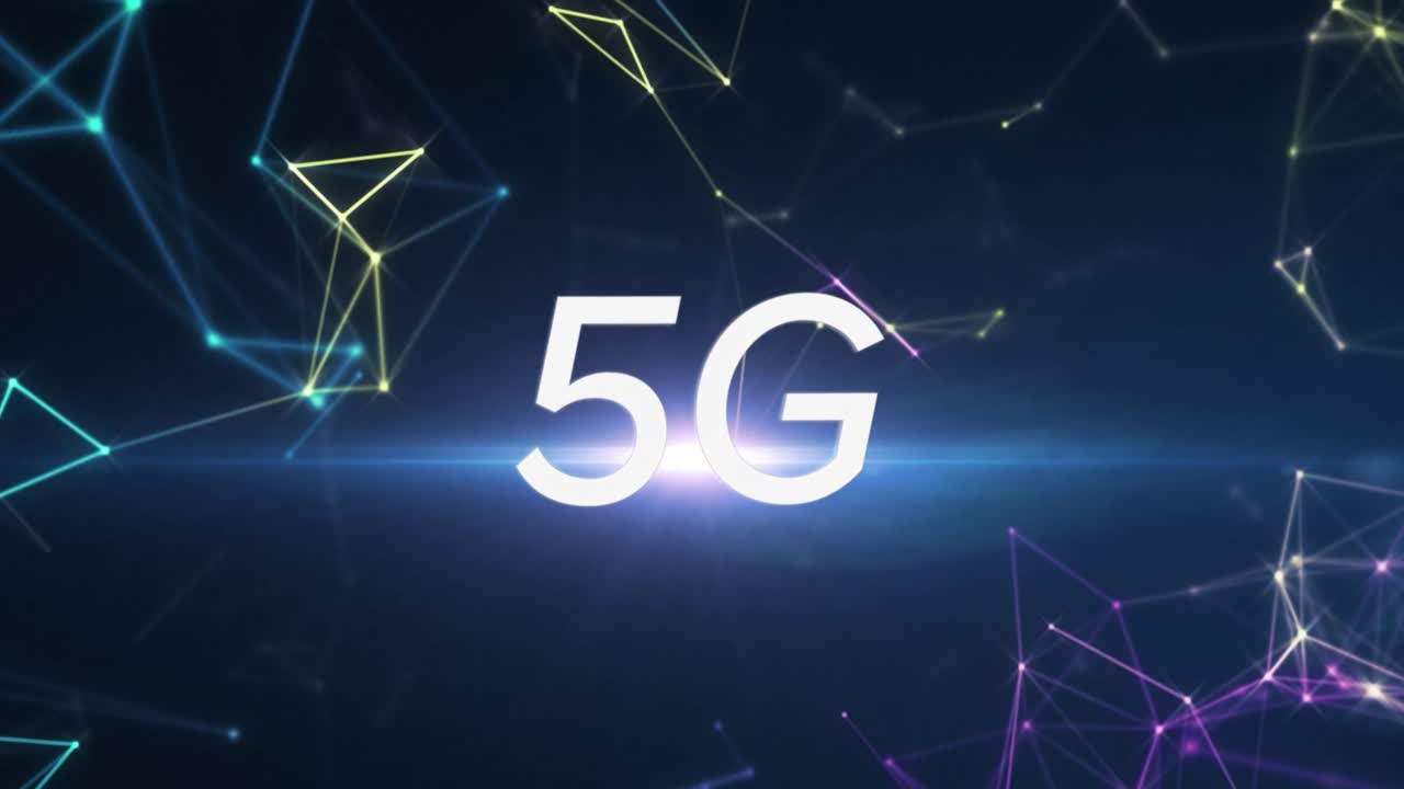 tecnologia 5g animazione 4k