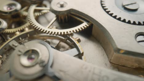 detailed close-up of a watch movement