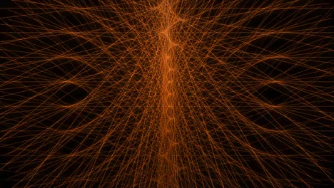 patrón de forma de punto de color naranja animación gráficos de movimiento