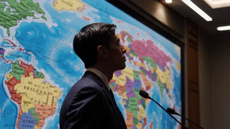 Man Giving a Presentation at Conference