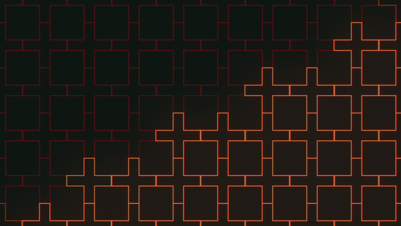 대담한 검은색과 빨간색 그리드 패턴