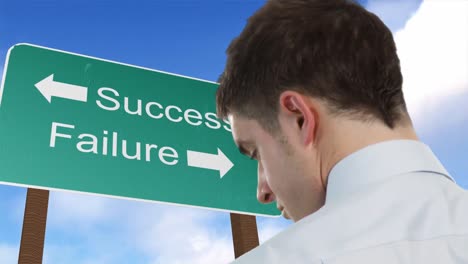 success and failure sign