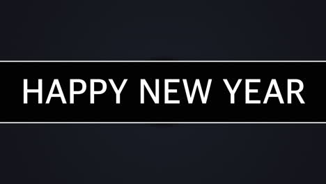 Happy-New-Year-text-in-frame-on-black-modern-gradient