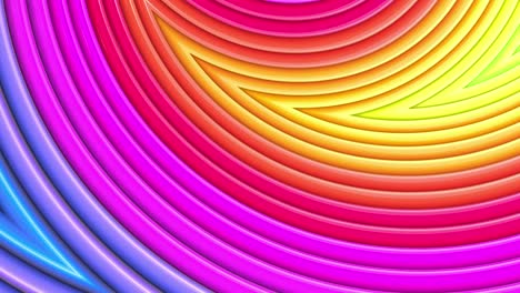 rainbow multicolored stripes move cyclically. 65
