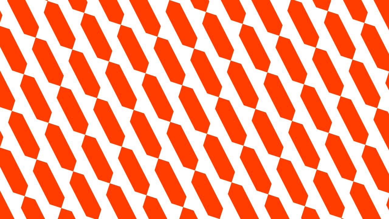 그것은 시계 방향으로 회전하면서 색을 빠르게 바꾸는 그래픽 패턴이며, 시계 방향을 반대로 회전하여 최면과 스트로보스코프 효과를 만니다.