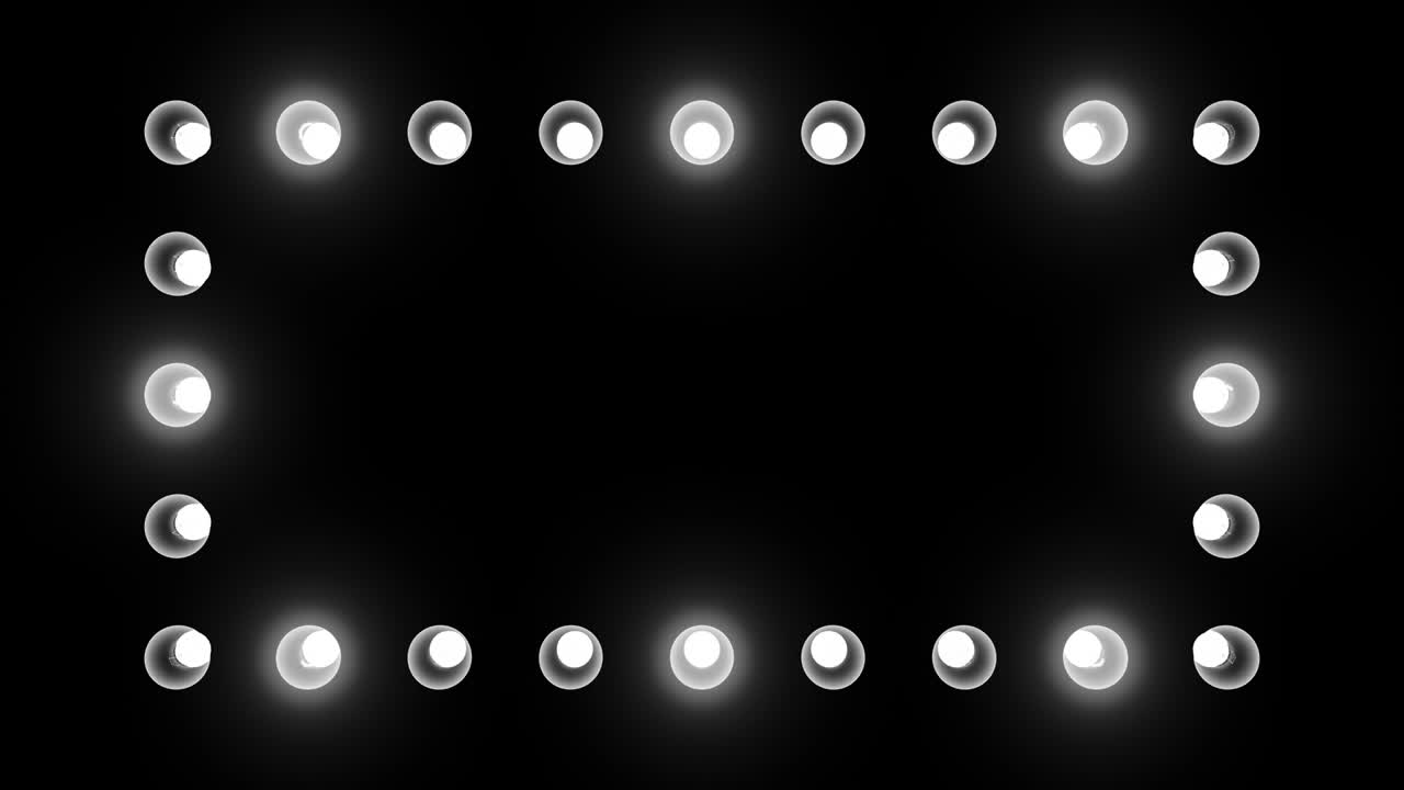 알파 채널을 가진 마키 (marquee) 는 원활하게 루프를 니다.