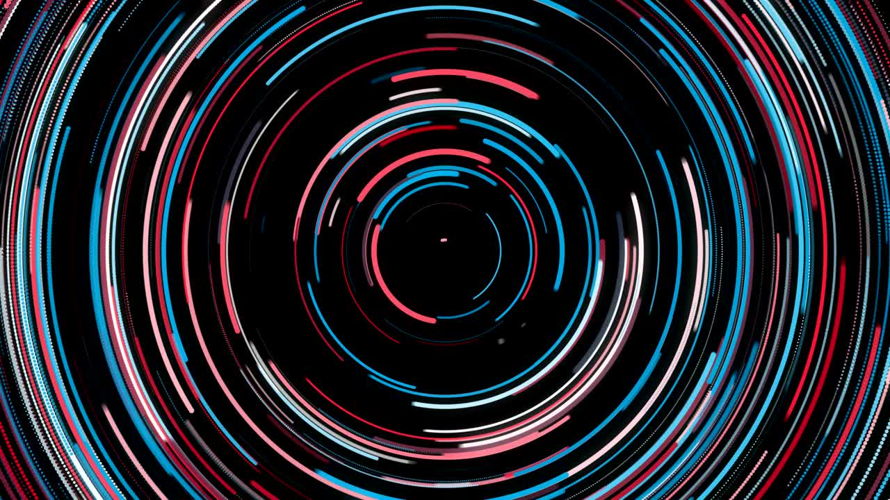 Circular abstract lines.