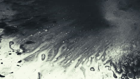 old footage of weird science experiment - macro liquids