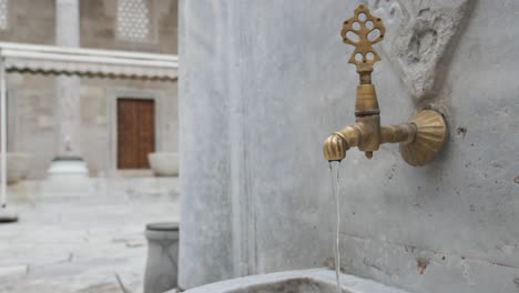 antique water fountain in a mosque