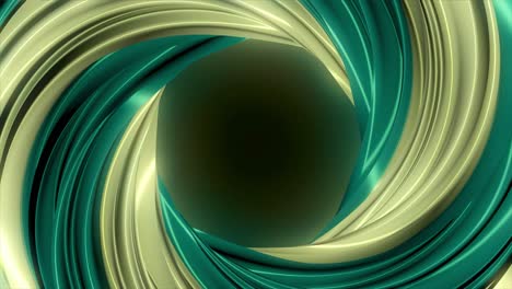 abstract green and gold swirl background