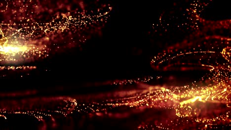 partículas de polvo abstracto luz bokeh títulos de movimiento bucle de fondo cinematográfico