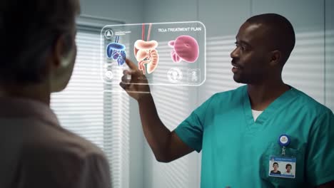 doctor discussing treatment plan with patient