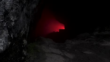 lava cave interior