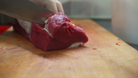 preparación de carne de res cruda