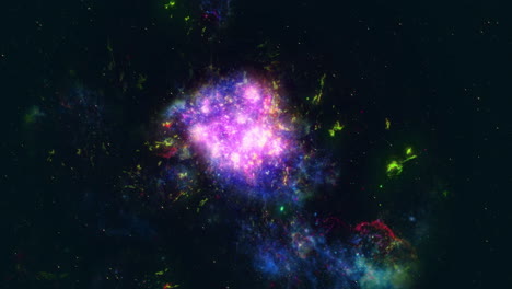 impresionante 4k nebulosa cg animación