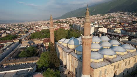 aerial bursa ulucami minaret