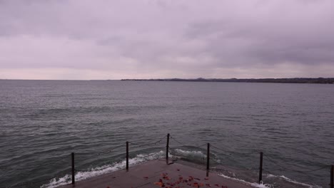 Bregenz-lake-promenade-in-autumn---rainy-day