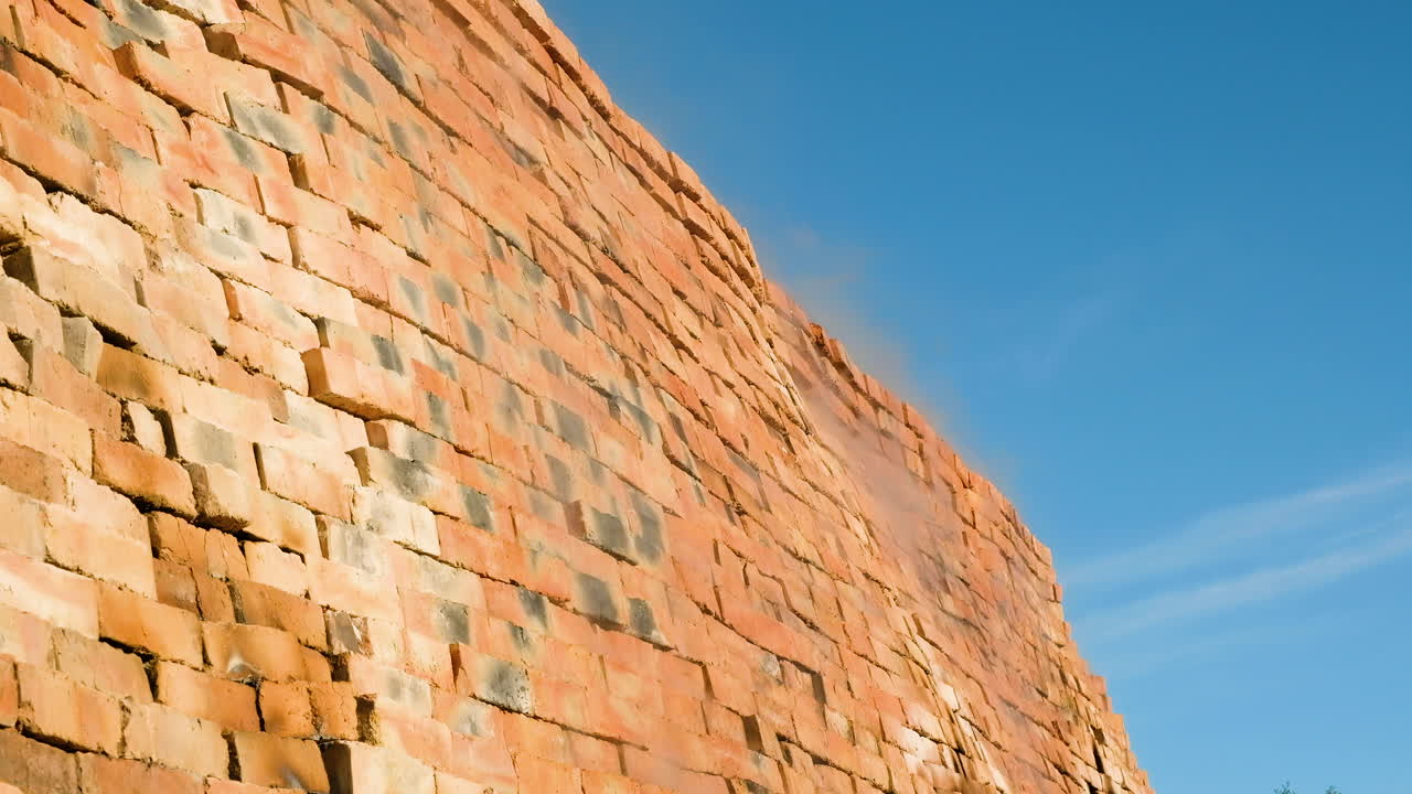 열 및 연기 탈출 클램프 가마 소성 점토 벽돌