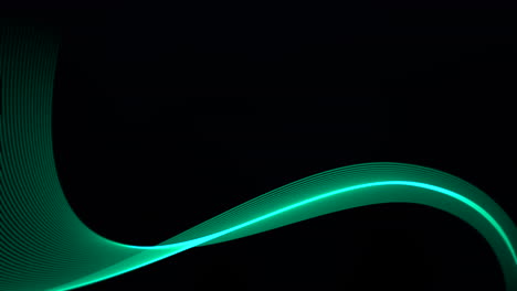 motion green lines abstract background