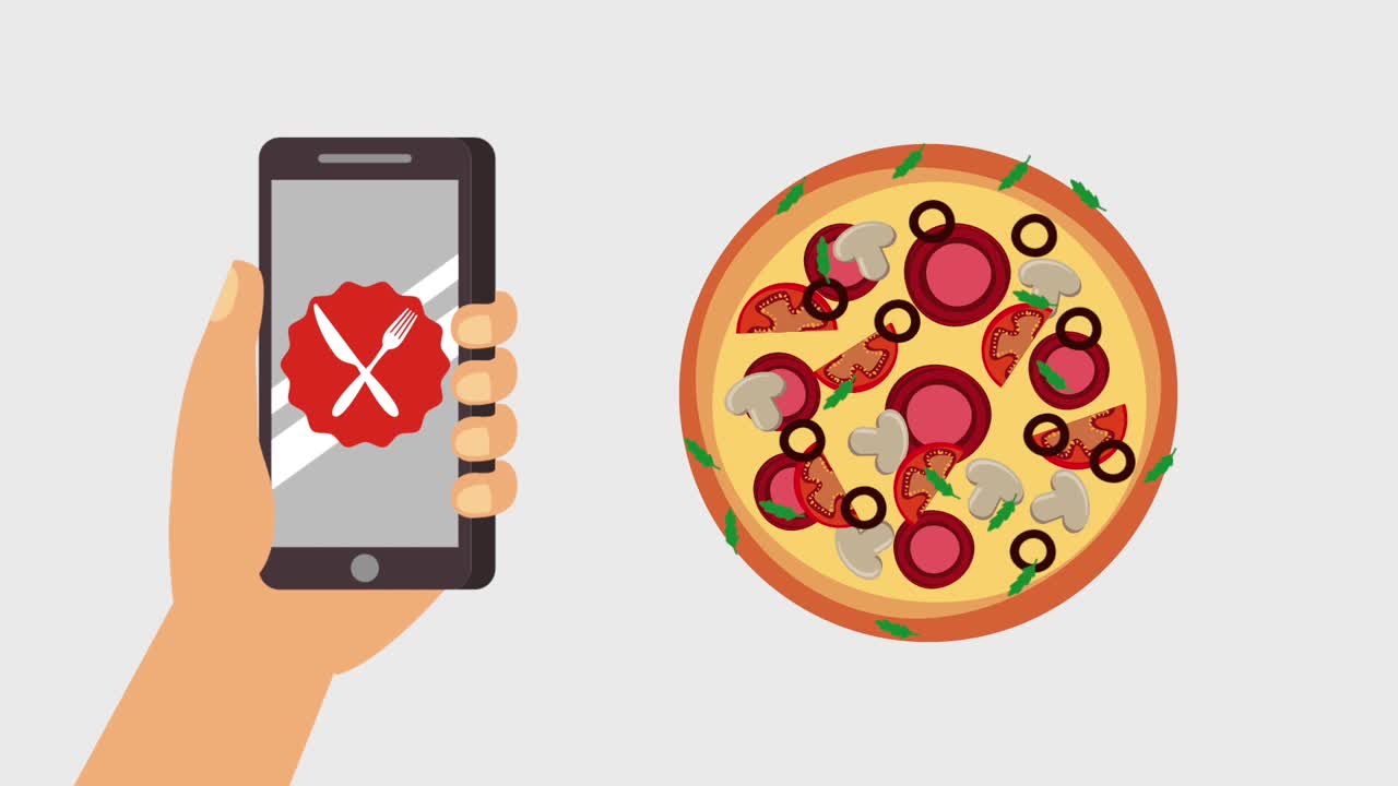 온라인으로 음식을 주문하세요.