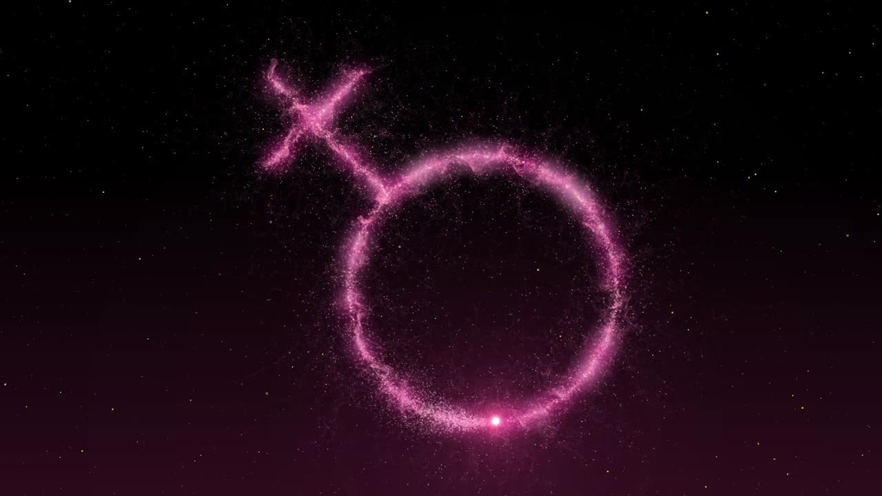 icono femenino de brillo 4k