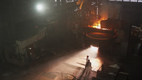 metal foundry production process