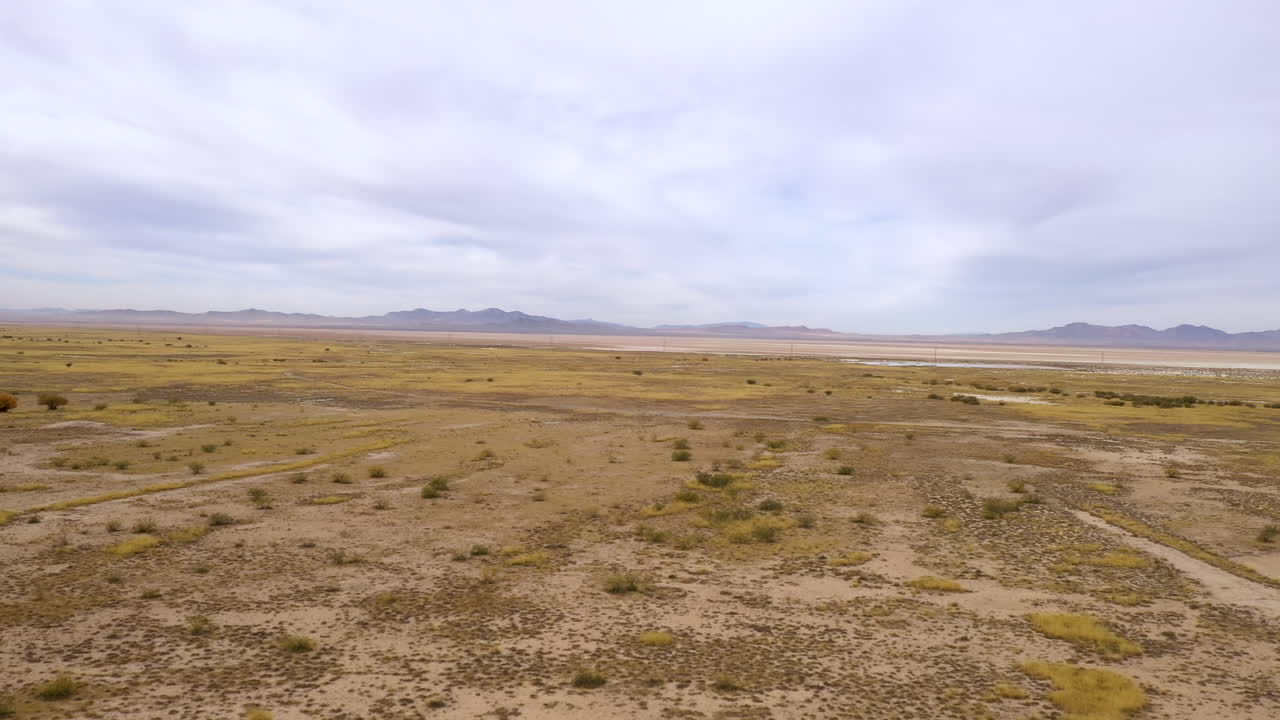 willcox playa arizona, un antiguo lecho de lago, drone ascendente
