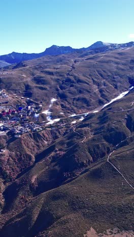 panorama de la estación de esquí de sierra nevada en españa