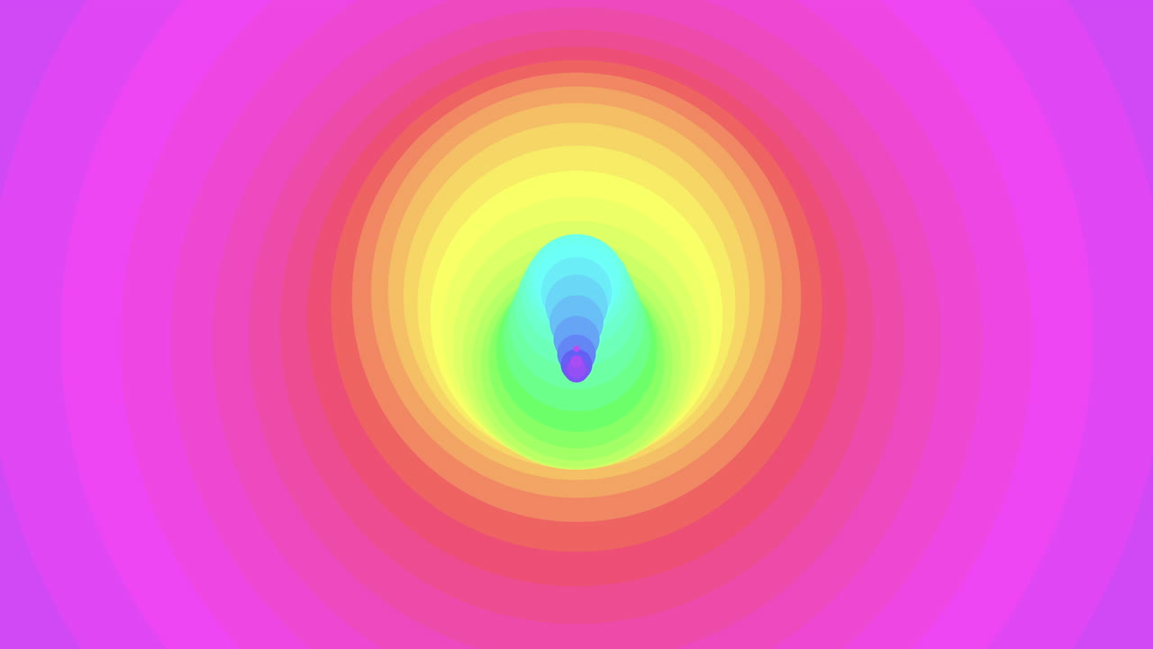 espirales vibrantes patrón circular decorativo con espirales azules en el centro, rosas y verdes