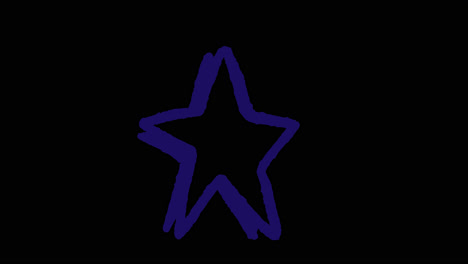 púrpura estrella