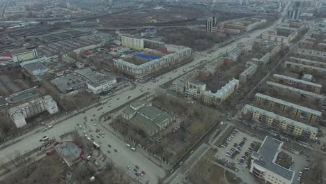 aerial view of a city