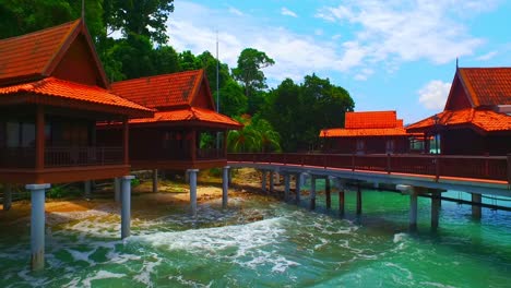 romantic vacation in a fabulous luxury stilt bengalow resort in langkawi malaysia