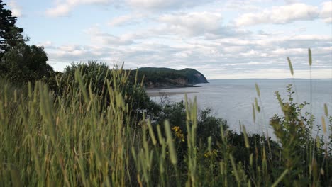 oceanside view on the cabot trail, nova scotia