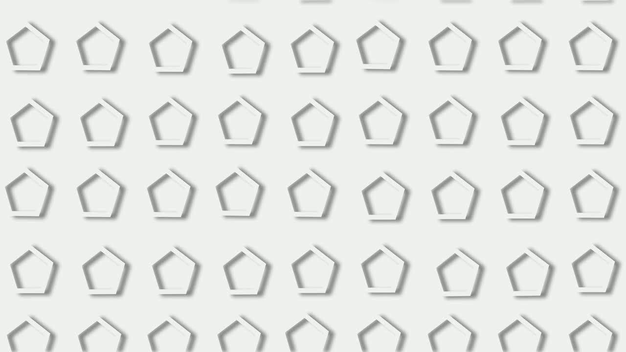 모션 그래픽과 결혼식의 아름다운 패턴