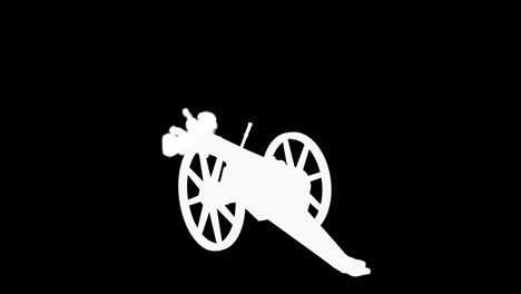 ramadan cannon shot for iftar, 3d animation
