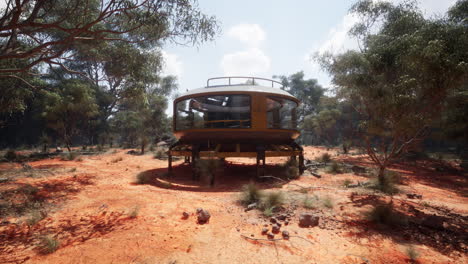 misterioso platillo volador abandonado en el interior de australia