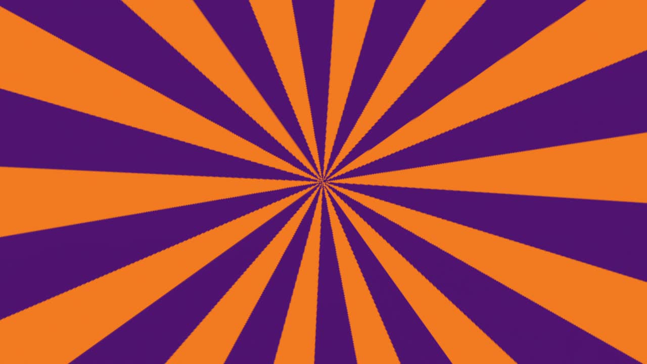 2D motion video. Rays of purple and yellow light For a Halloween background.