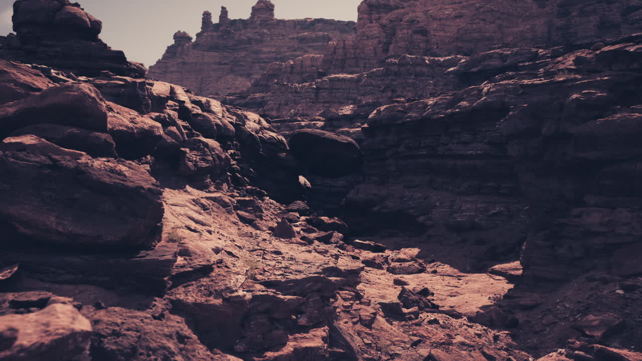 Vivid sunset illuminating majestic red rock formations and panoramic vistas