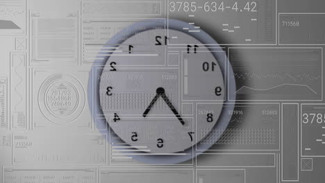 Animación-De-Estadísticas-Y-Procesamiento-De-Datos-Durante-El-Tictac-Del-Reloj.