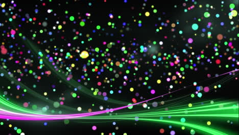 luces bokeh de colores